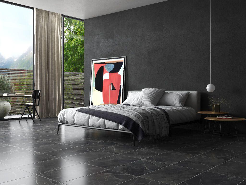 Midnight Slate Bedroom Tile